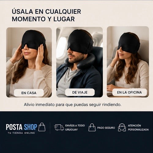 Gorro POSTA 360 PRO | Alivio Instantáneo para migrañas, fiebre y sinusitis sin medicación