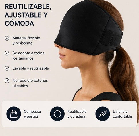 Gorro POSTA 360 PRO | Alivio Instantáneo para migrañas, fiebre y sinusitis sin medicación
