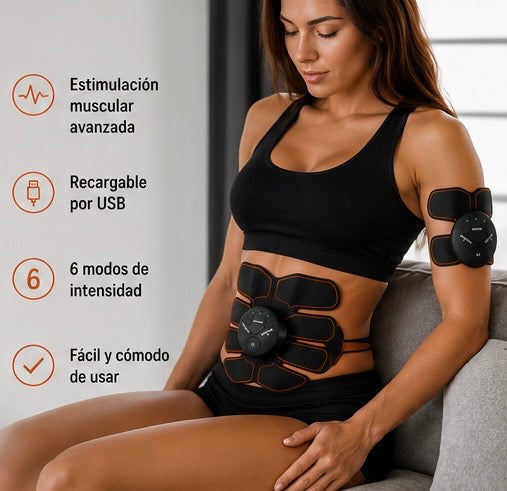 KIT POSTA: ESTIMULADORES MUSCULARES | Abdomen + Brazos + Glúteos ⚡🔥