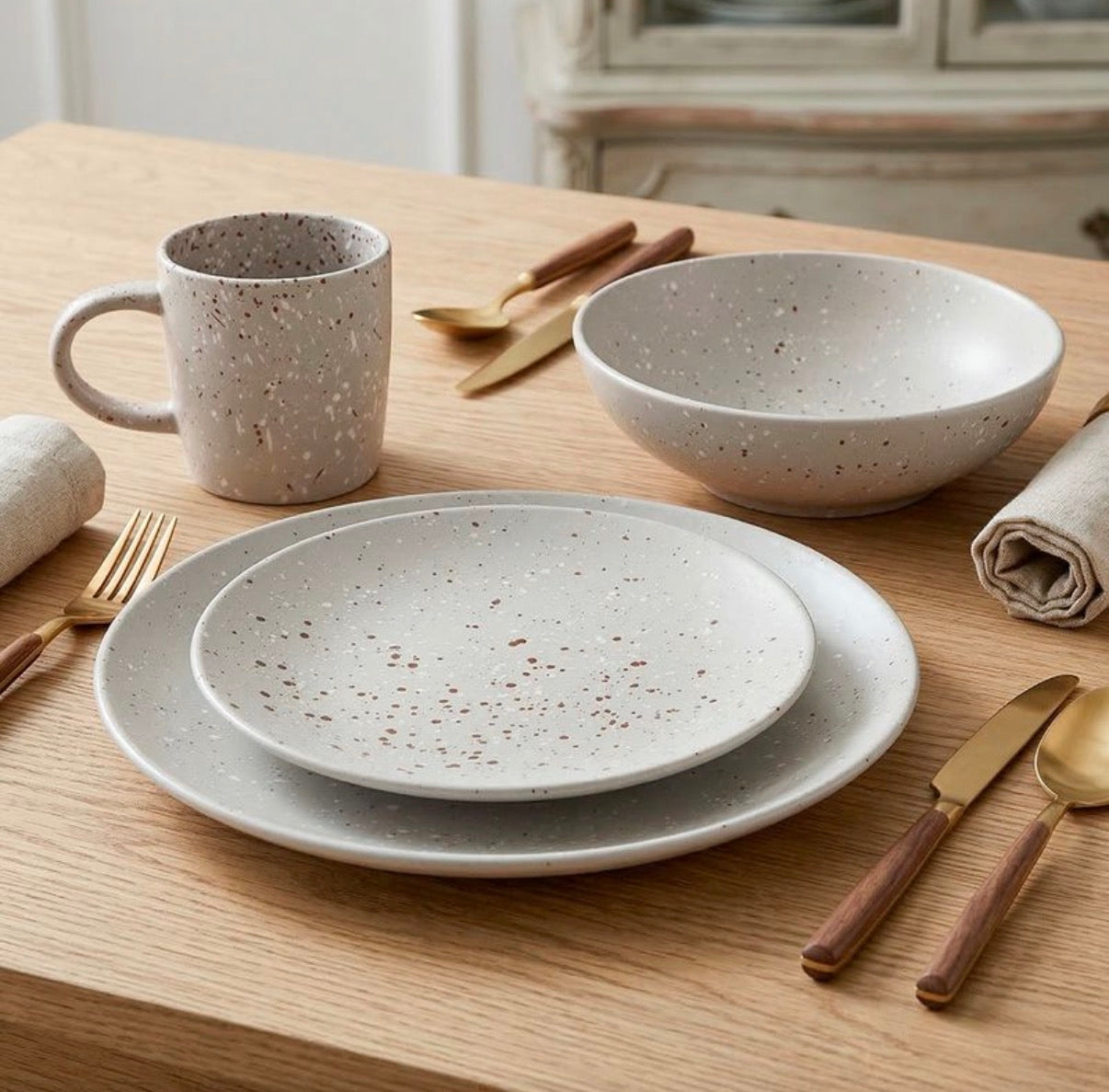 JUEGO DE VAJILLA 16 PIEZAS DE CERÁMICA