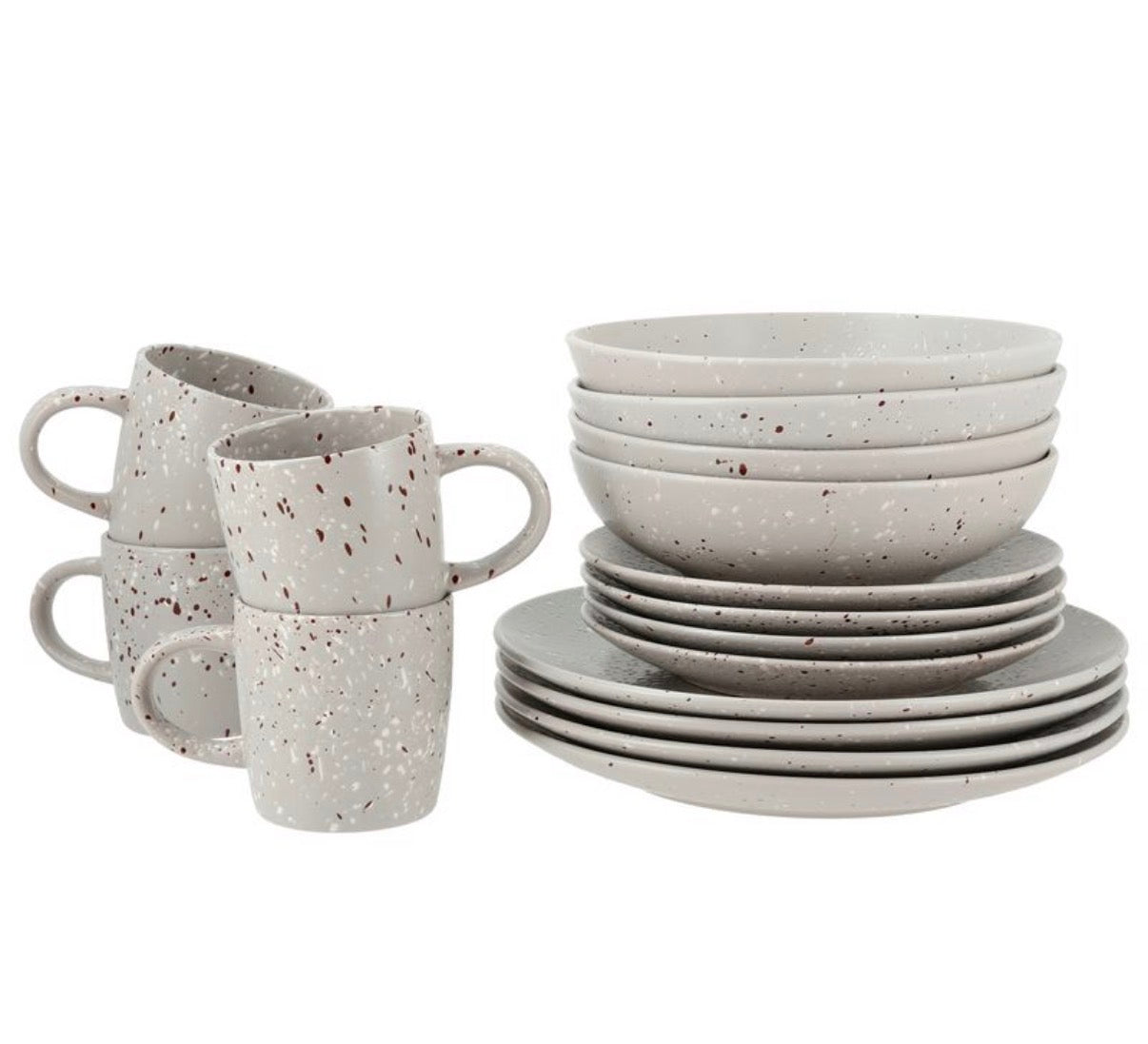 JUEGO DE VAJILLA 16 PIEZAS DE CERÁMICA