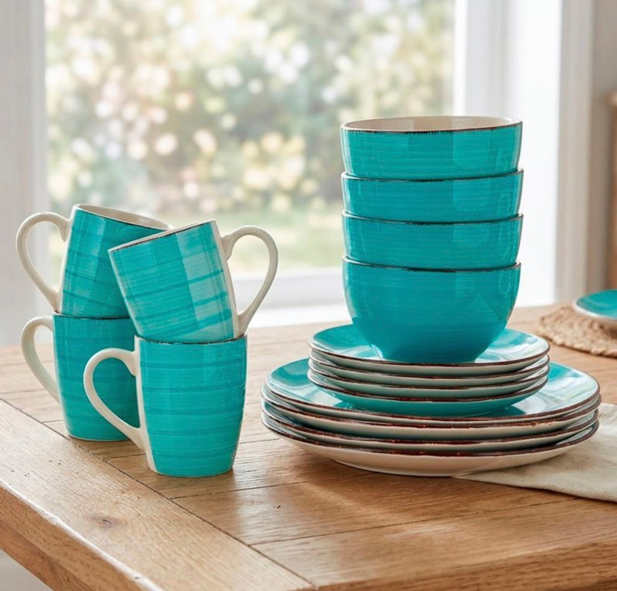 JUEGO DE VAJILLA 16 PIEZAS DE CERÁMICA