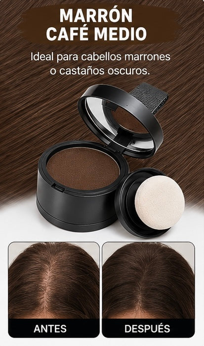 Fibra Capilar Instantánea | Cubre Entradas y Zonas con Poco Cabello | Resistente al Agua