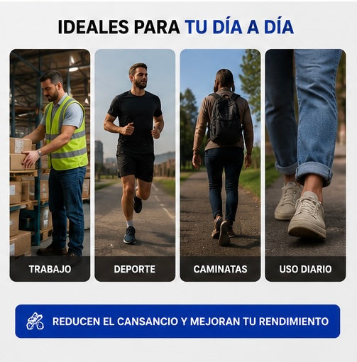 Plantillas Ortopédicas de Gel Premium | Máxima Comodidad para Trabajo y Deporte