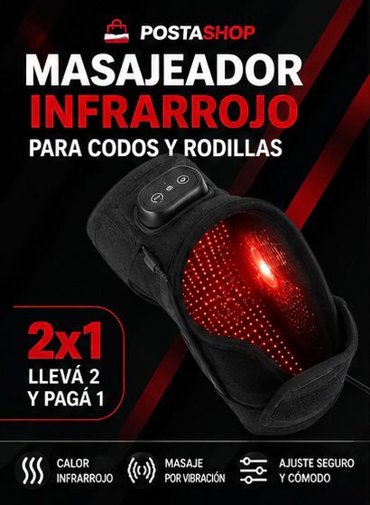 Masajeador Infrarrojo 2x1 para Rodillas y Codos