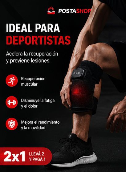 Masajeador Infrarrojo 2x1 para Rodillas y Codos