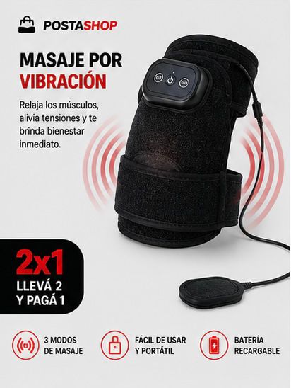 Masajeador Infrarrojo 2x1 para Rodillas y Codos