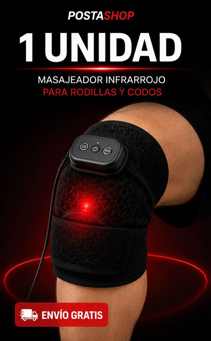 Masajeador Infrarrojo 2x1 para Rodillas y Codos