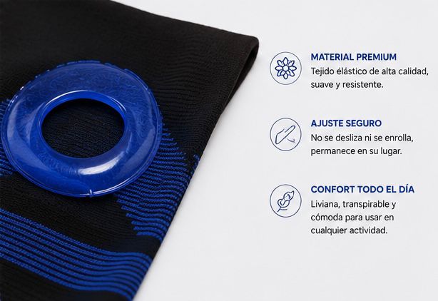 Rodillera Deportiva de Compresión + Gel | Soporte, Estabilidad y Alivio para Rodilla
