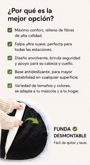 Cama Premium para Perros POSTAshop | Suave, Cómoda y Lavable