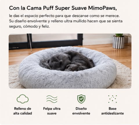 Cama Premium para Perros POSTAshop | Suave, Cómoda y Lavable